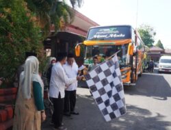 94 CJH Kloter 28 Di Berangkatkan Pemkab Nganjuk