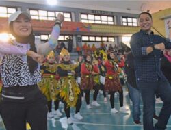 Jaga Keguyuban Dan Kekompakan Warga Lewat Lomba Senam Dan Voli Dalam Rangka Menyemarakkan HJKS