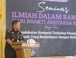 Kejaksaan Negeri Nganjuk Gelar Seminar Ilmiah Dalam Rangka Hari Bhakti Adhyaksa Ke 63