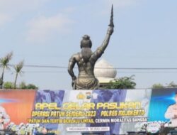 Bupati Ikfina Hadiri Apel Gelar Pasukan Operasi Patuh Semeru 2023