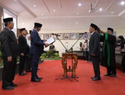 DPRD Kota Kediri Resmi Melantik Harijanto Sebagai PAW Anggota DPRD Kota Kediri 2019-2024
