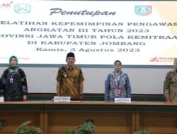 Penutupan Pelatihan Kepemimpinan Pengawas Angkatan III Tahun 2023 Di Kabupaten Jombang
