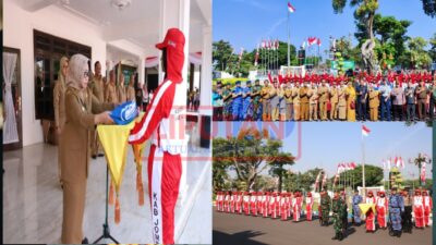 Pasca Menerima Bendera Latihan Dari Bupati Paskibraka Jombang Mulai Berlatih