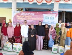 Bupati Jombang Launching Cadangan Beras Pemerintah Di Desa Tugusumberjo Peterongan