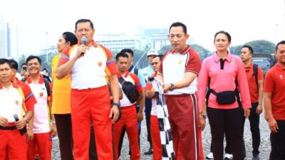Kapolri Hadiri Rangkaian HUT TNI ke-78