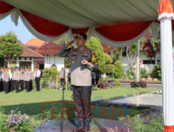 Kapolres Jombang Pimpin Apel Gelar Pasukan Operasi Zebra Semeru 2023
