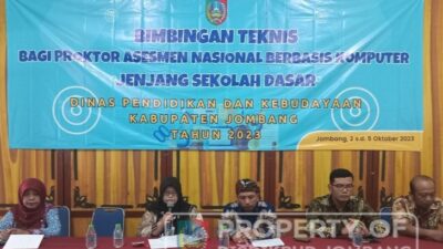 Disdikbud Jombang Gelar Bimbingan Teknis Asesmen Nasional Berbasis Komputer Jenjang Sekolah Dasar