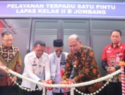 Pj Bupati Jombang Resmikan Ruang Pelayanan Terpadu Lapas II B