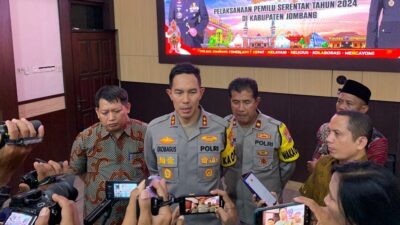 Kapolres Jombang, KPU dan Bawaslu Amankan Pemilu Dengan Pasang CCTV
