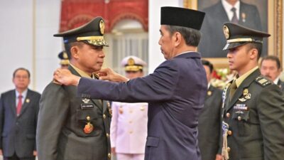 Presiden Jokowi Lantik Agus Subiyanto sebagai Panglima TNI