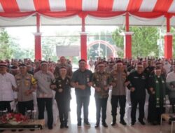 Jaga Kerukunan Bumi Nyiur Melambai, Kapolres Minahasa Utara Hadiri Doa Bersama