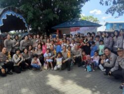 Polres Bitung Dan Polda Sulut Gelar Kegiatan Trauma Healing Kepada Anak
