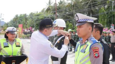 Pimpin Apel Gelar Pasukan Operasi Lilin 2023, Bupati Freddy Thie Bacakan Amanat Kapolri
