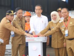 Presiden Jokowi Resmikan TPA Banjardowo Kabupaten Jombang