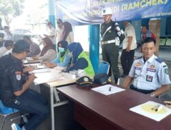 Dishub Jombang Bersama Tim Gabungan Periksa Kelayakan Angkutan Umum, Jelang Mudik Lebaran 
