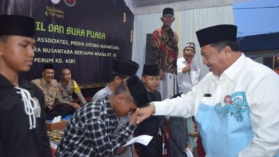 Pengacara, LSM, Wartawan dan PSHT Gelar Buka Puasa Serta Santunan Anak Yatim