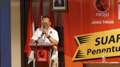 Sekretaris DPD Projo Jatim Sebut Elite PDIP Baperan Tanda Tidak Dewasa Dalam Berpolitik