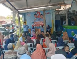 Pasangan Warsubi-Salman Kampanye dan Gelar Pasar Warsa di Mojowarno Jombang