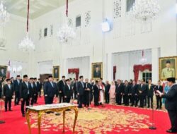 Presiden Prabowo Lantik 48 Menteri Kabinet Merah Putih di Istana Negara