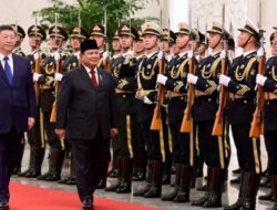 Presiden Prabowo Disambut Upacara Kenegaraan oleh Presiden Xi Jinping