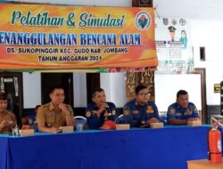 Pelatihan Dan Simulasi Penanggulangan Bencana Alam dan Kebakaran di Desa Sukopinggir Gudo