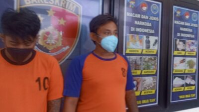 2 residivis narkoba diringkus satresnarkoba polres Jombang