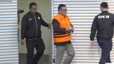 Sekjen PDIP Hasto Kristiyanto resmi menjadi tahanan KPK Kamis, (20/2/2025)
