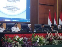 Sertijab dan Penyampaian Visi Misi Bupati – Wakil Bupati Jombang 2025-2030