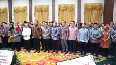 Bupati Jombang Warsubi Hadiri Rakor Ketahanan Pangan Bersama Dua Menko