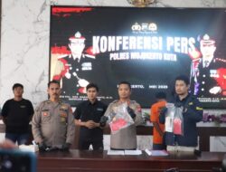 Polres Mojokerto Kota Amankan Residivis Curas Asal Lamongan