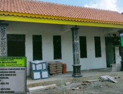 Pembangunan Gedung Kelompok Bermain Dimulai di Desa Mojolebak Mojokerto.