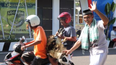 Idul Adha 1446 H, Polres Tuban Distribusikan 6 Ekor Sapi dan 27 Kambing