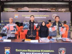 Sempat Viral di Medsos, Empat Wanita Komplotan Pencurian di Swalayan Dibekuk Polres Kediri Kota.