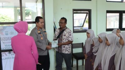 Polres Nganjuk Gelar Baksos Serentak di Panti Asuhan, Wujud Nyata Kepedulian Polri di Hari Bhayangkara ke-79
