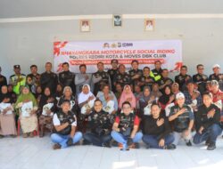 Sambut Hari Bhayangkara ke-79, Polres Kediri Kota Bersama Dulur Brigif Kodim Club Gelar Baksos