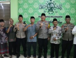 Kapolres Mojokerto Kota Silaturahmi Dengan Ketua MUI dan PCNU Perkuat Komunikasi Jaga Kamtibmas