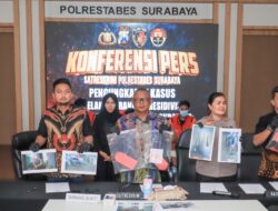 Polrestabes Surabaya Kembali Berhasil Amankan 3 Tersangka Spesialis Curanmor