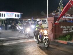 Jaga Kondusifitas Malam Akhir Pekan, Polres Mojokerto Kota Optimalkan Patroli Cipta Kondisi