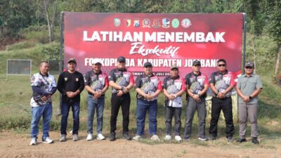 Forkopimda Jombang Gelar Latihan Menembak Bersama, Bangun Kekompakan Jelang HUT RI ke-80