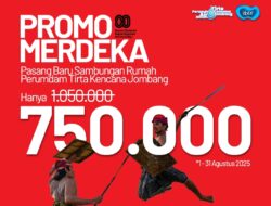 PROMO MERDEKA! Perumdam Tirta Kencana Jombang Tawarkan Diskon Besar Biaya Sambungan Baru Hanya Rp750 Ribu