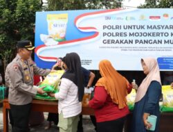 Gerakan Pangan Murah, Kapolres Mojokerto Kota: Wujud Kepedulian Polri Terhadap Ekonomi Masyarakat