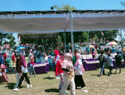Ribuan Warga Dusun Pecarikan Ramaikan Jalan Sehat HUT RI ke-80