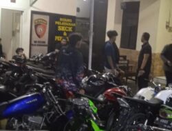 Polisi Amankan 14 Unit Motor Diduga Terlibat Balap Liar di Kedungkandang Kota Malang