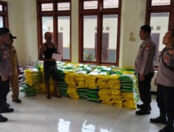 Atasi Gejolak Harga, Polres Mojokerto dan Bulog Bagikan Beras Murah