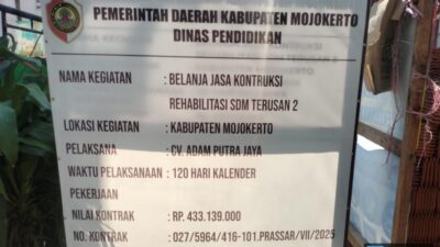 Rehabilitasi SDN Terusan 2 Dimulai, Pemerintah Dorong Peningkatan Kualitas Pendidikan
