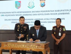 Pemkab Jombang, Kejaksaan, dan Polres Teken MoU, Perkuat Sinergi Berantas Korupsi