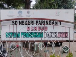Proyek Revitalisasi SDN Paringan 1, Kecamatan Jetis Kabupaten Mojokerto dimulai.