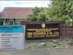 Rehabilitasi SDN Penompo 2 Mojokerto Capai Tahap Finishing, Warga Apresiasi Perbaikan Fasilitas Sekolah