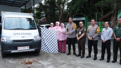 Kapolres Blitar Kota Launching SPPG di Kelurahan Kauman