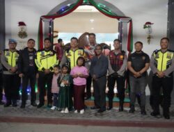 Tinjau Gereja, Kapolres Mojokerto Kota Pastikan Pelayanan Pengamanan Berjalan Optimal Selama Ibadah Natal